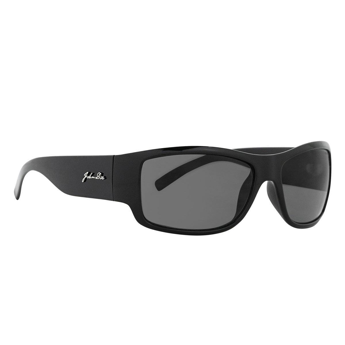 John Doe Kamikaze Sunglasses Black With Dark Grey Lenses