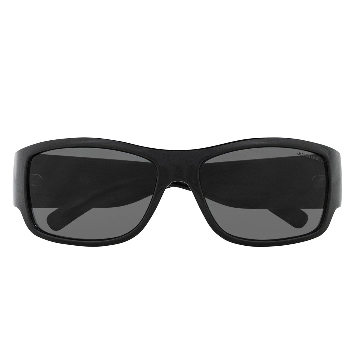 John Doe Kamikaze Sunglasses Black With Dark Grey Lenses