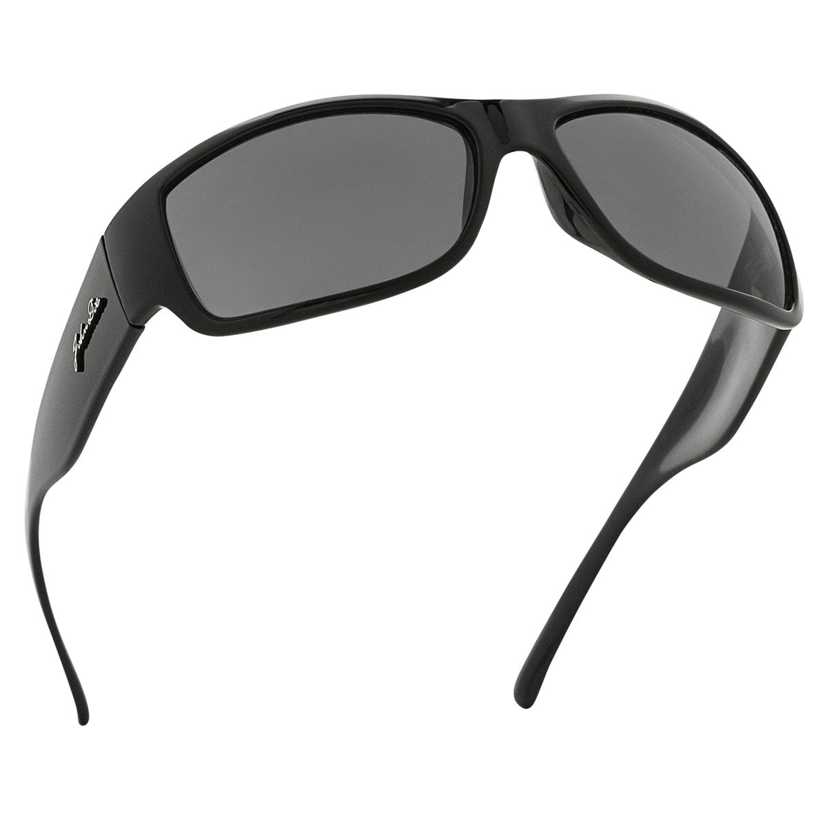 John Doe Kamikaze Sunglasses Black With Dark Grey Lenses