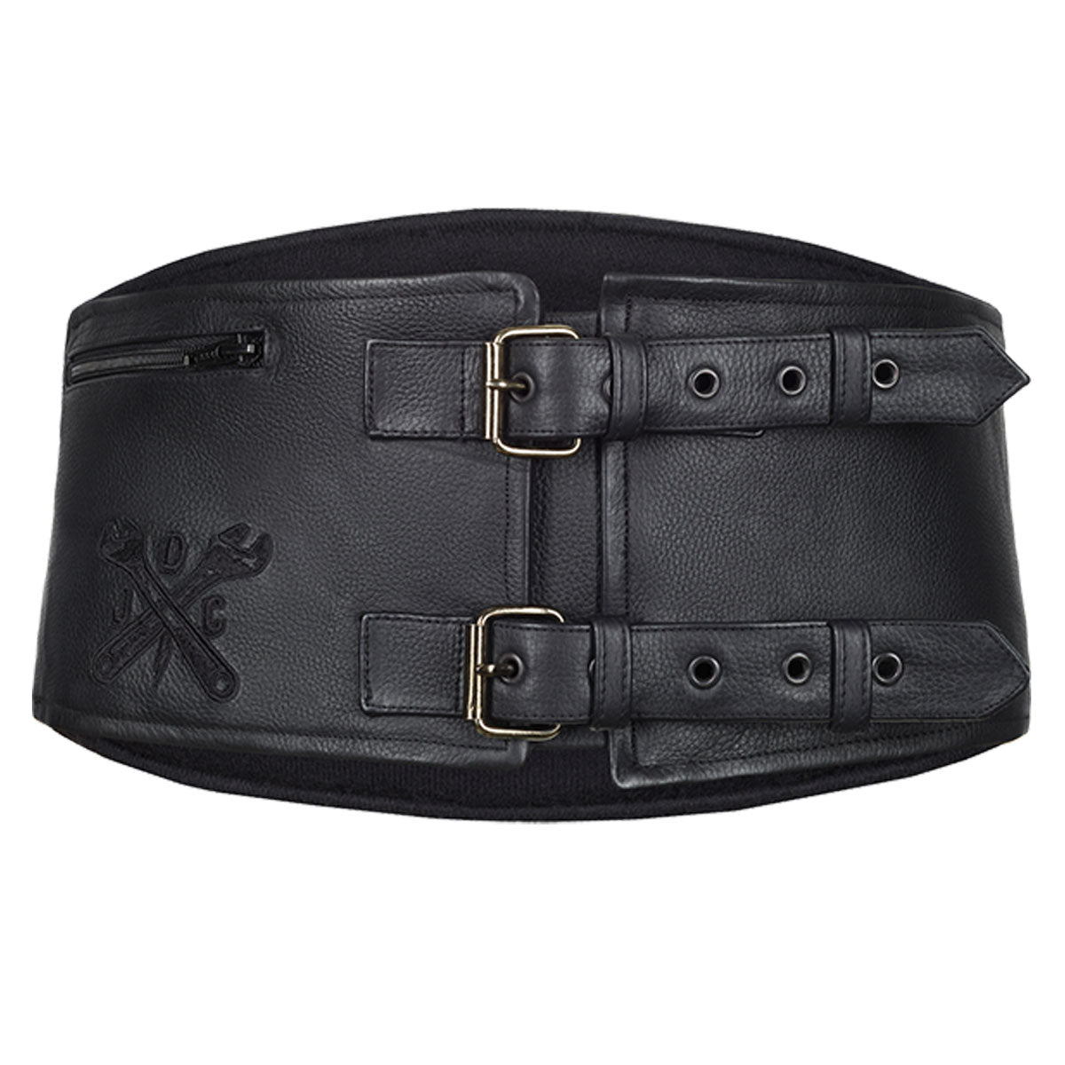 John Doe Classical Kidney Belt Black