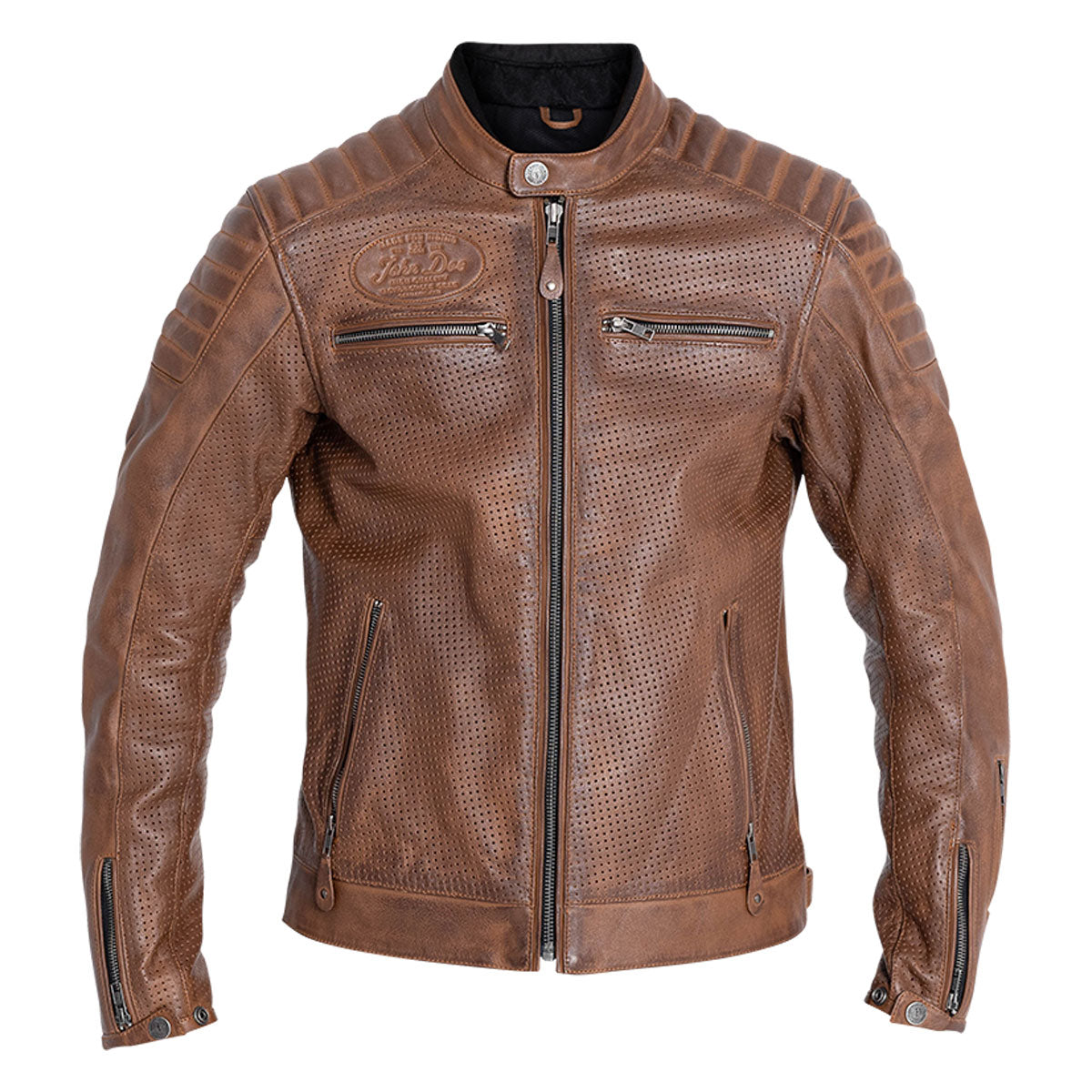 John Doe Storm Leather Jacket Tobacco