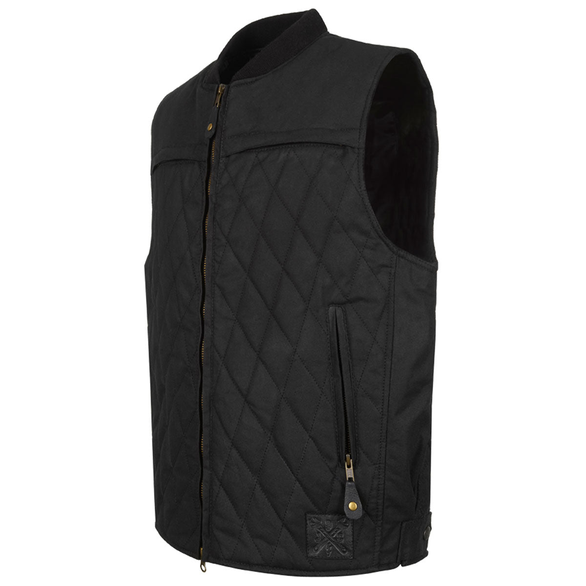 John Doe Lowride Wax Vest Black - FREE UK Shipping, FREE 365 Day Returns | Moto Central