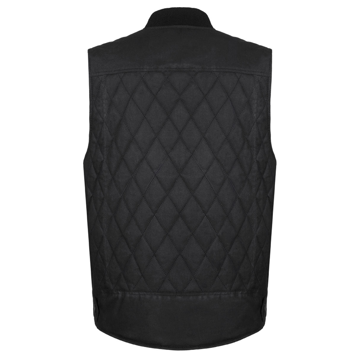 John Doe Lowride Wax Vest Black - FREE UK Shipping, FREE 365 Day Returns | Moto Central