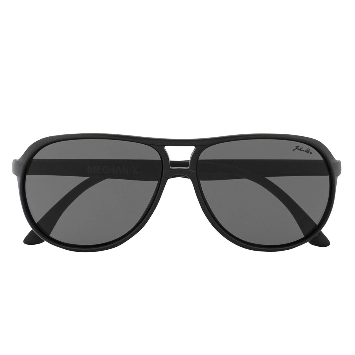 John Doe Mechanix Sunglasses Black With Grey Lenses - FREE UK Shipping, FREE 365 Day Returns | Moto Central