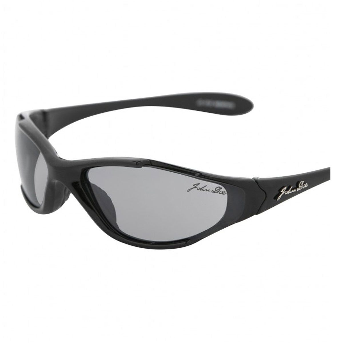 John Doe Memphis Basic Sunglasses Black With Grey Lenses - FREE UK Shipping, FREE 365 Day Returns | Moto Central