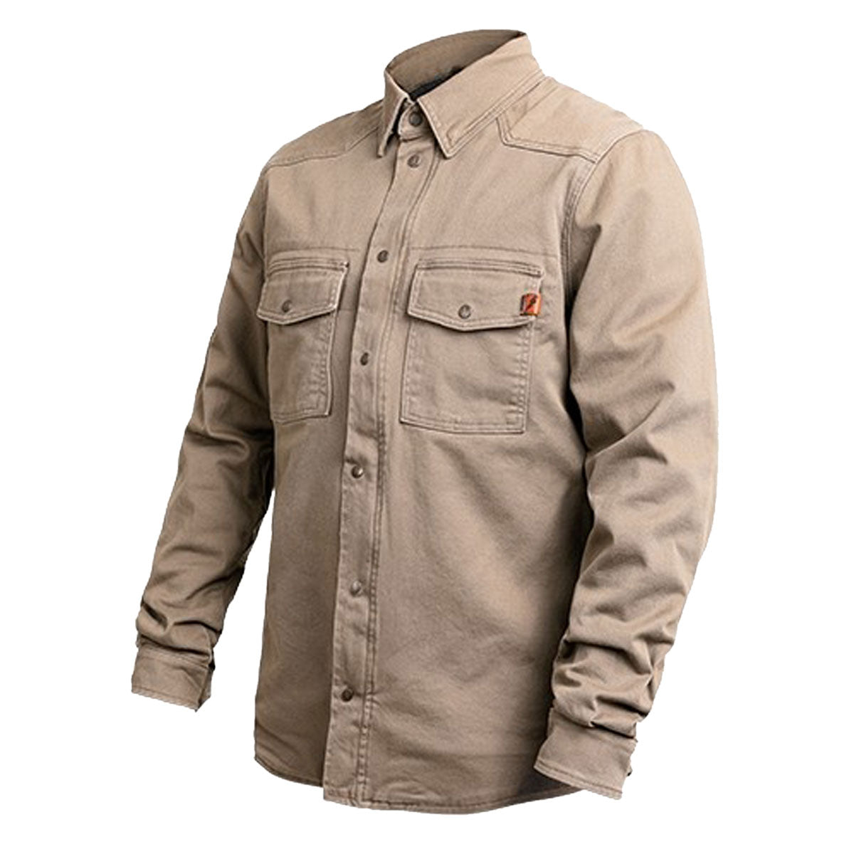 John Doe Motoshirt Protective Overshirt With XTM Fiber Camel  - FREE UK Shipping, FREE 365 Day Returns | Moto Central