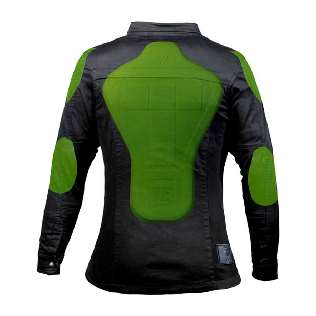 John Doe Motoshirt Ladies Protective Overshirt With XTM Fiber Black  - FREE UK Shipping, FREE 365 Day Returns | Moto Central