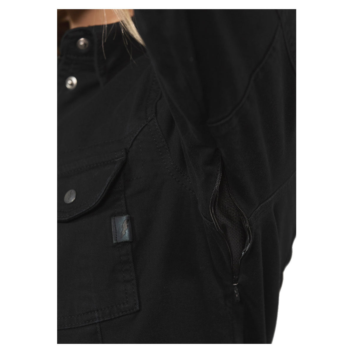 John Doe Motoshirt Ladies Protective Overshirt With XTM Fiber Black  - FREE UK Shipping, FREE 365 Day Returns | Moto Central