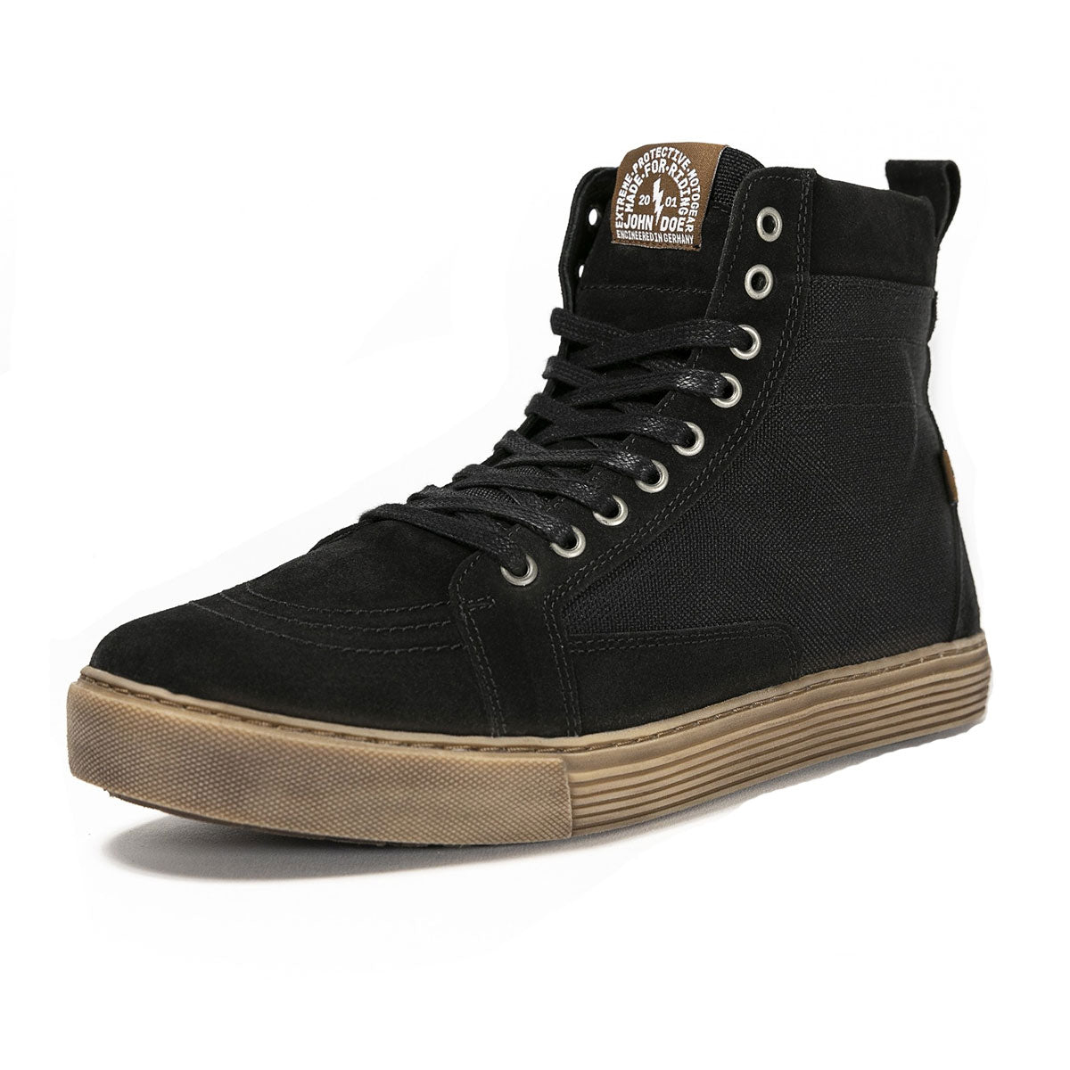 John Doe Neo Riding Sneakers Black / Brown  - FREE UK Shipping, FREE 365 Day Returns | Moto Central