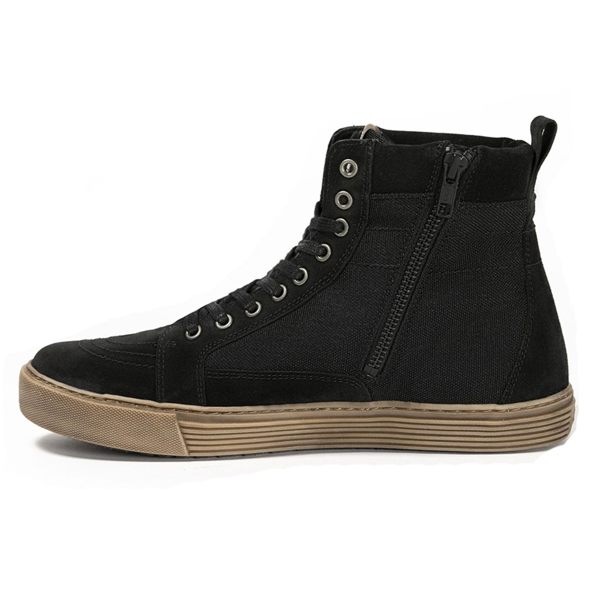 John Doe Neo Riding Sneakers Black / Brown - FREE UK Shipping, FREE 365 Day Returns | Moto Central