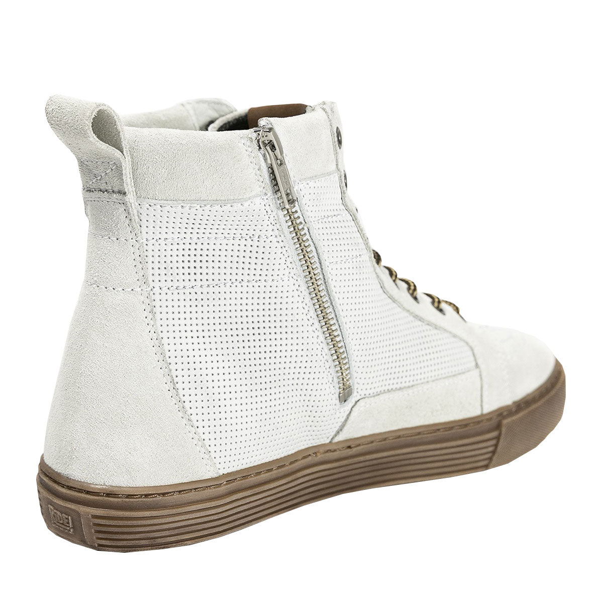 John Doe Neo Riding Sneakers White / Brown  - FREE UK Shipping, FREE 365 Day Returns | Moto Central