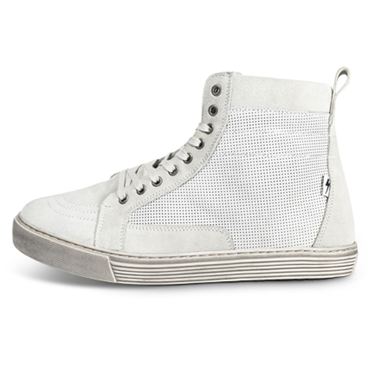 John Doe Neo Riding Sneakers White / White - FREE UK Shipping, FREE 365 Day Returns | Moto Central