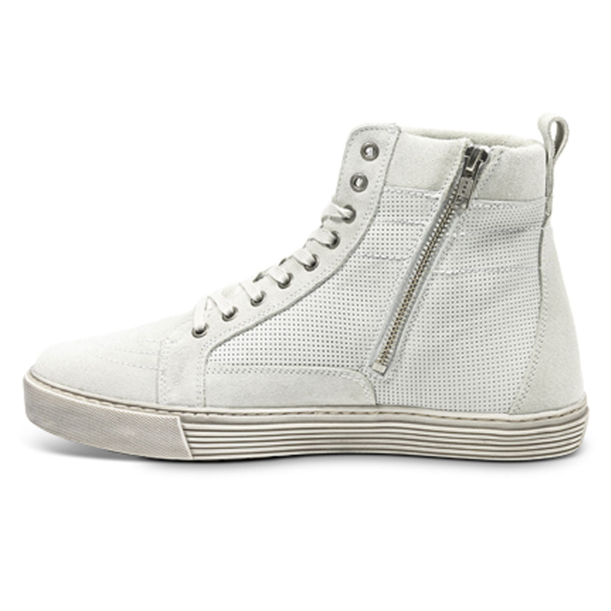 John Doe Neo Riding Sneakers White / White - FREE UK Shipping, FREE 365 Day Returns | Moto Central