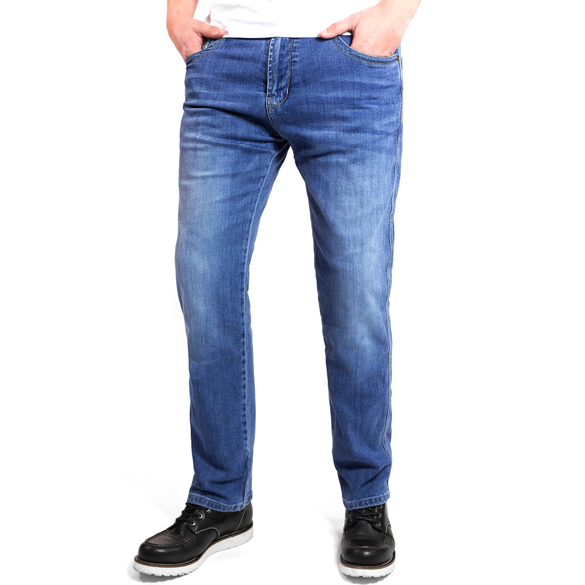 John Doe Original Riding Denim Jeans Used Light Blue