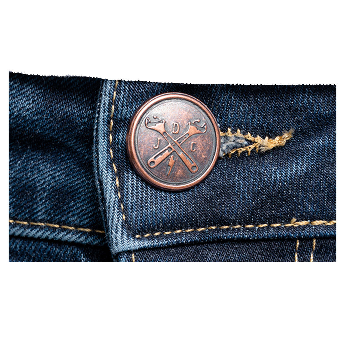 John Doe Pioneer Mono Riding Denim Jeans With XTM Fiber Indigo