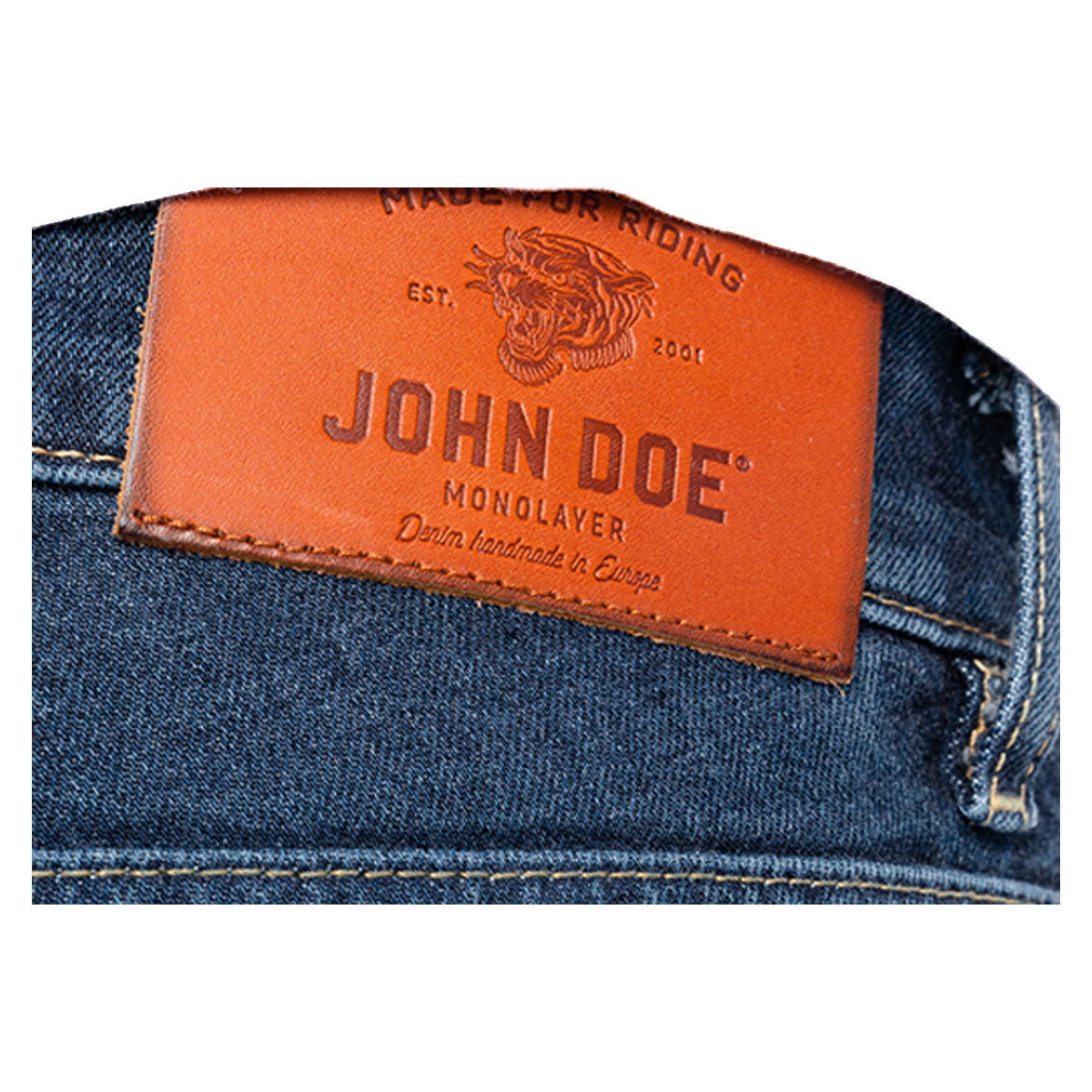 John Doe Pioneer Mono Riding Denim Jeans With XTM Fiber Indigo