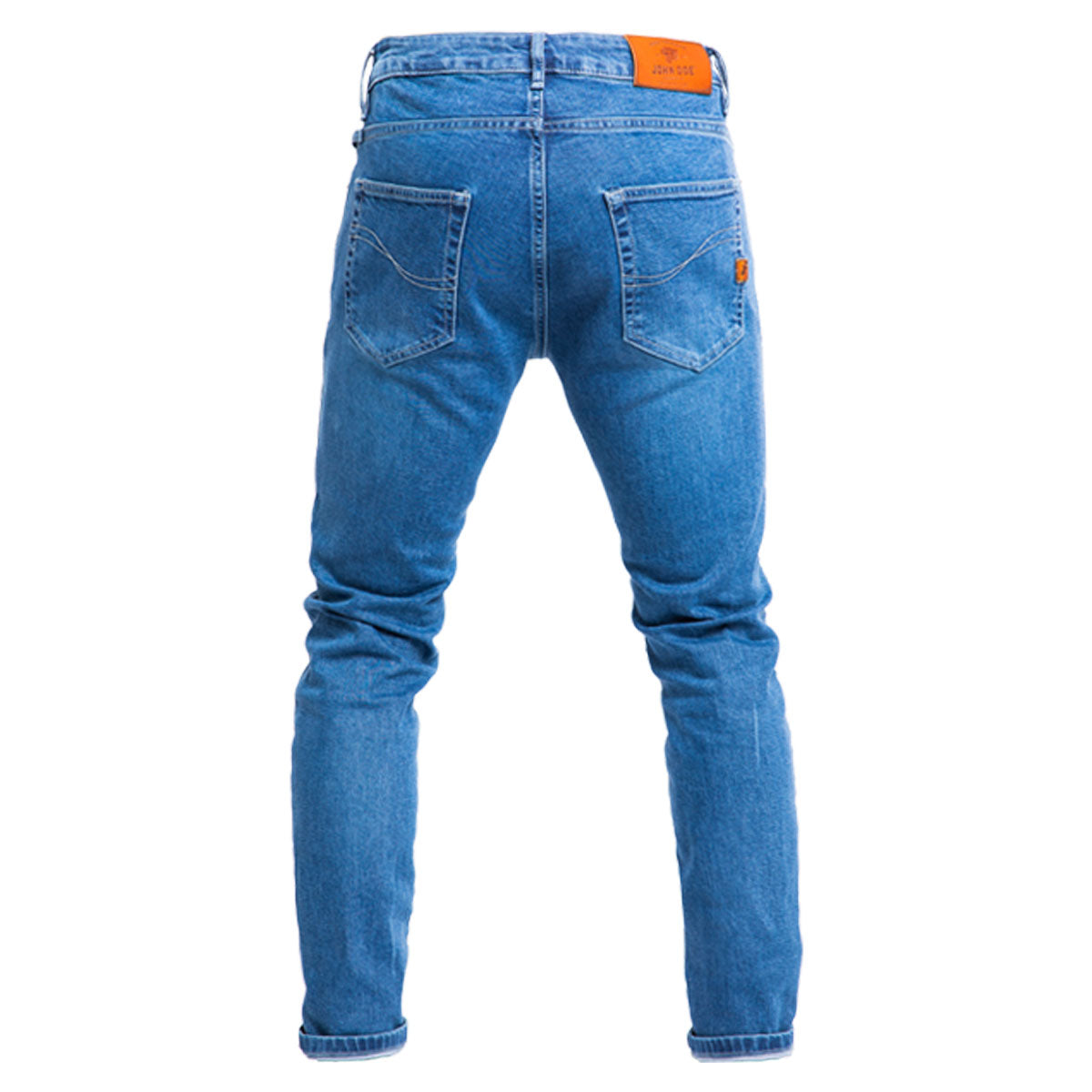 John Doe Pioneer Mono Riding Denim Jeans With XTM Fiber Light Blue