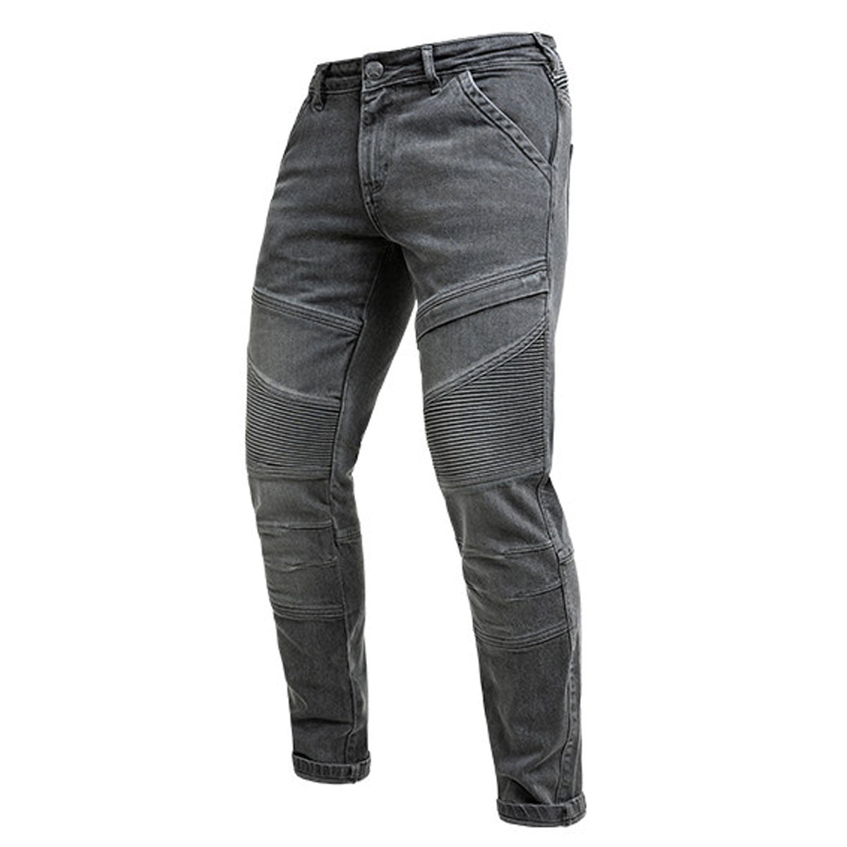 John Doe Rebel Mono Riding Denim Jeans With XTM Fiber Grey