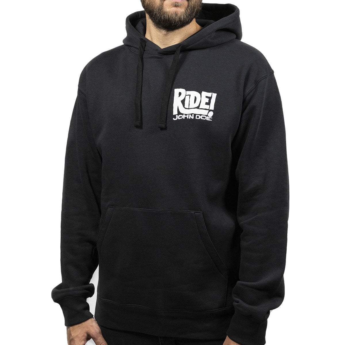 John Doe Ride Casual Hoodie Black