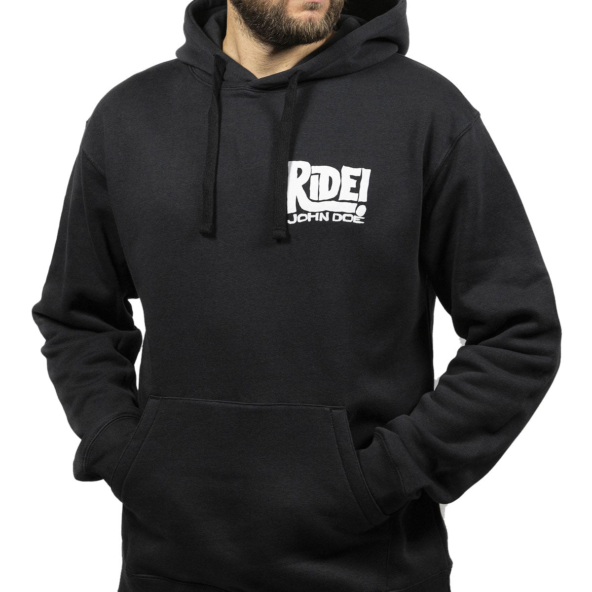 John Doe Ride Casual Hoodie Black