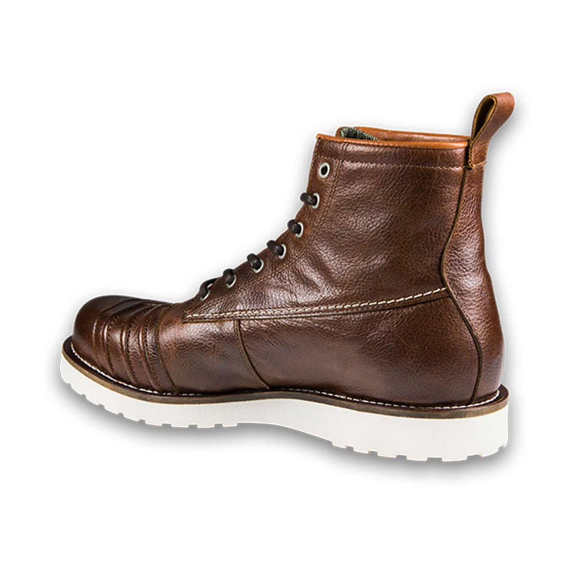 John Doe Iron Boots With XTM Fiber Brown - FREE UK Shipping, FREE 365 Day Returns | Moto Central