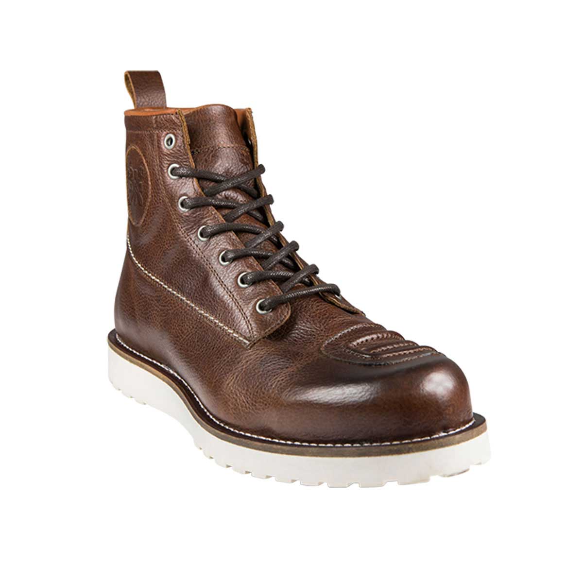 John Doe Iron Boots With XTM Fiber Brown - FREE UK Shipping, FREE 365 Day Returns | Moto Central