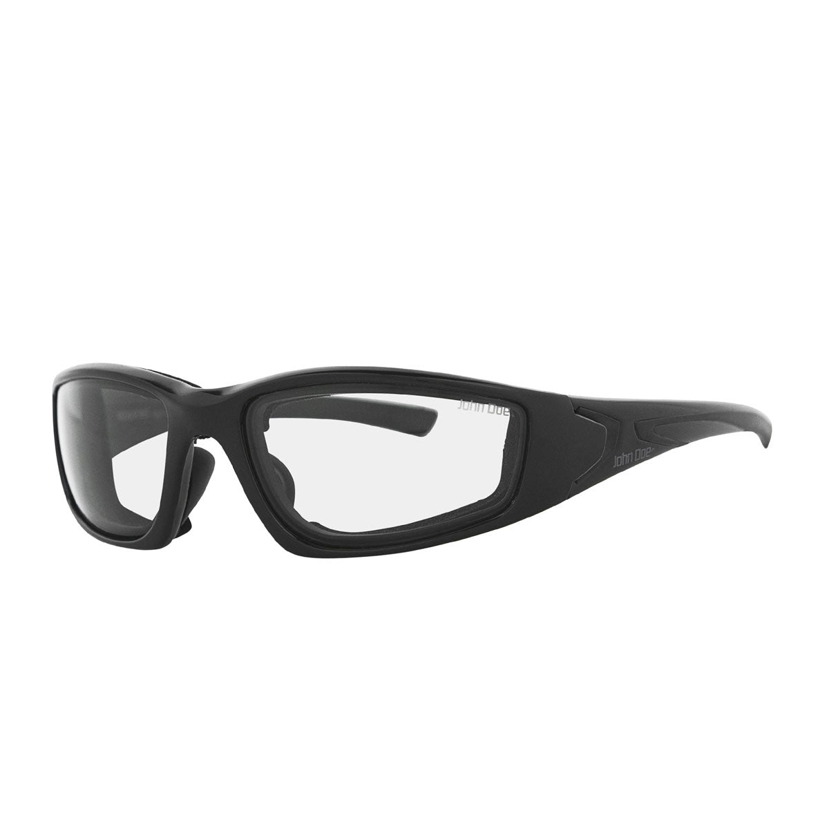 John Doe Roadking Photochromatic Sunglasses Black With Clear Lenses - FREE UK Shipping, FREE 365 Day Returns | Moto Central