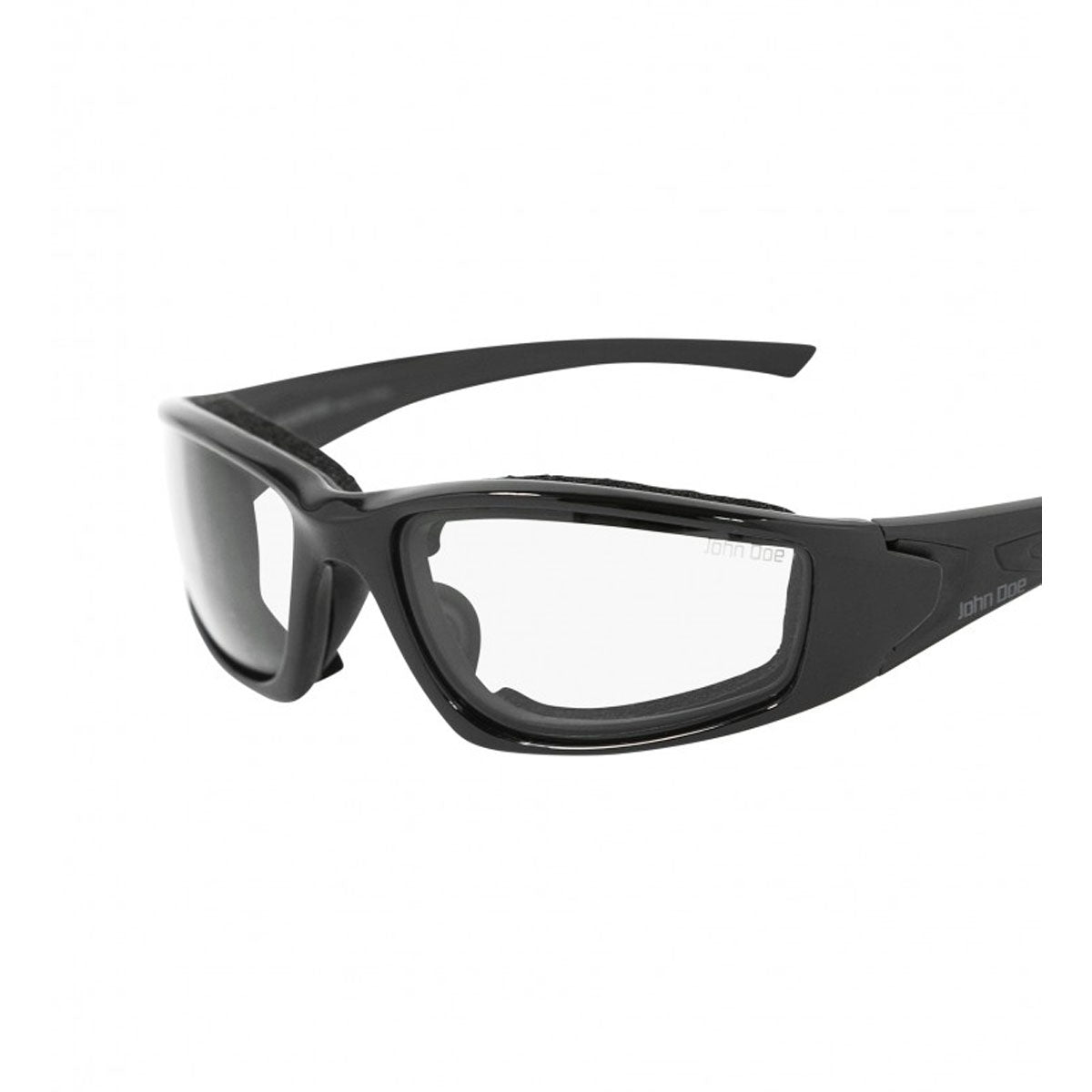 John Doe Roadking Photochromatic Sunglasses Black With Clear Lenses - FREE UK Shipping, FREE 365 Day Returns | Moto Central