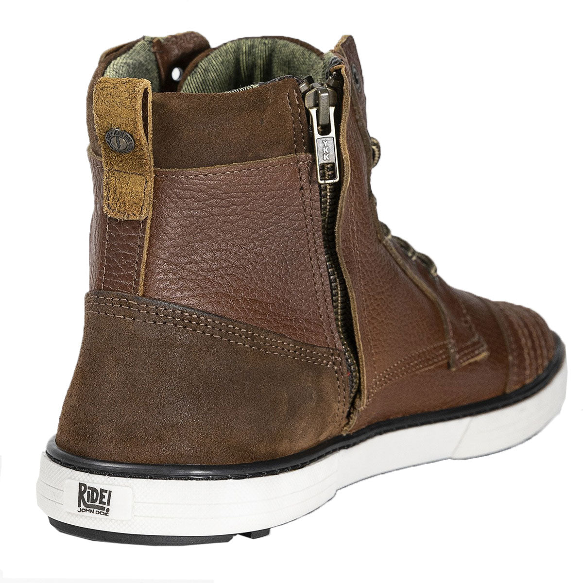 John Doe Shifter Boots Brown - FREE UK Shipping, FREE 365 Day Returns | Moto Central