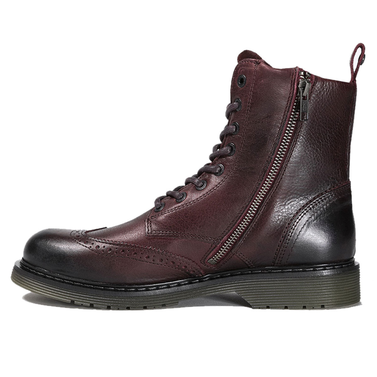 John Doe Sixty Budapest Leather Boots Bordeaux