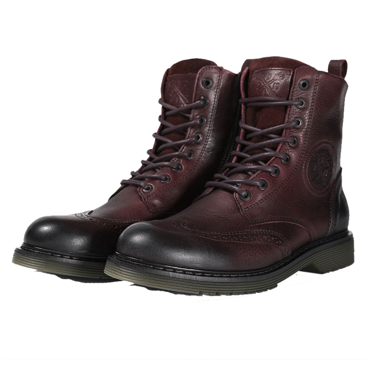 John Doe Sixty Budapest Leather Boots Bordeaux