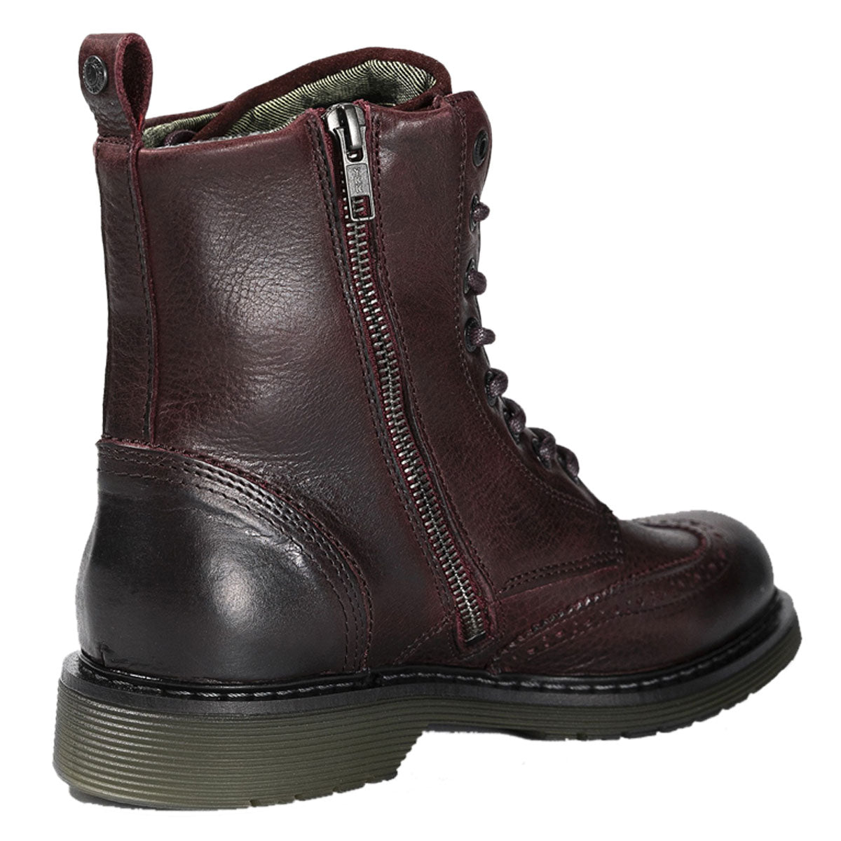 John Doe Sixty Budapest Leather Boots Bordeaux