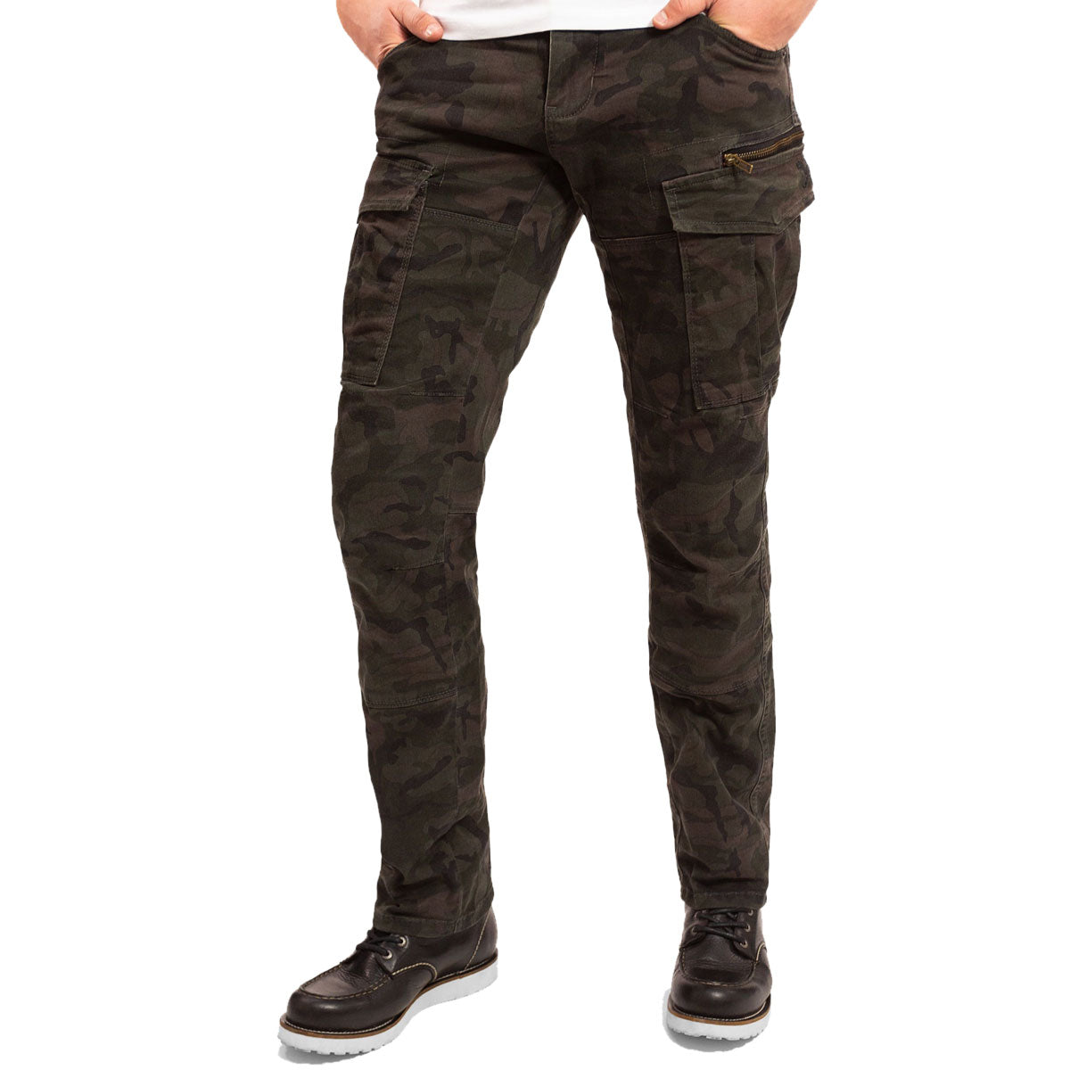 John Doe Stroker Protective Cargo Trouser With XTM Fiber Camouflage Brown