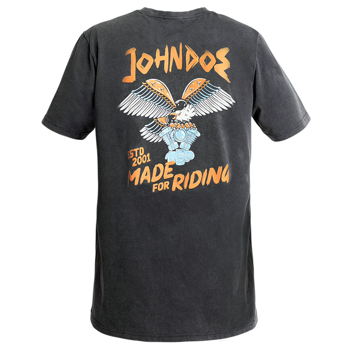 John Doe Eagle T-Shirt Fade Out Black