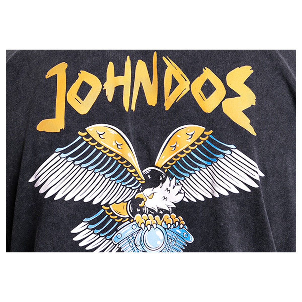 John Doe Eagle T-Shirt Fade Out Black