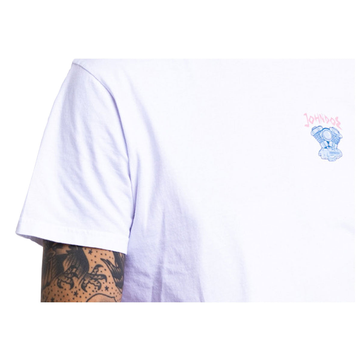 John Doe Eagle T-Shirt White  - FREE UK Shipping, FREE 365 Day Returns | Moto Central