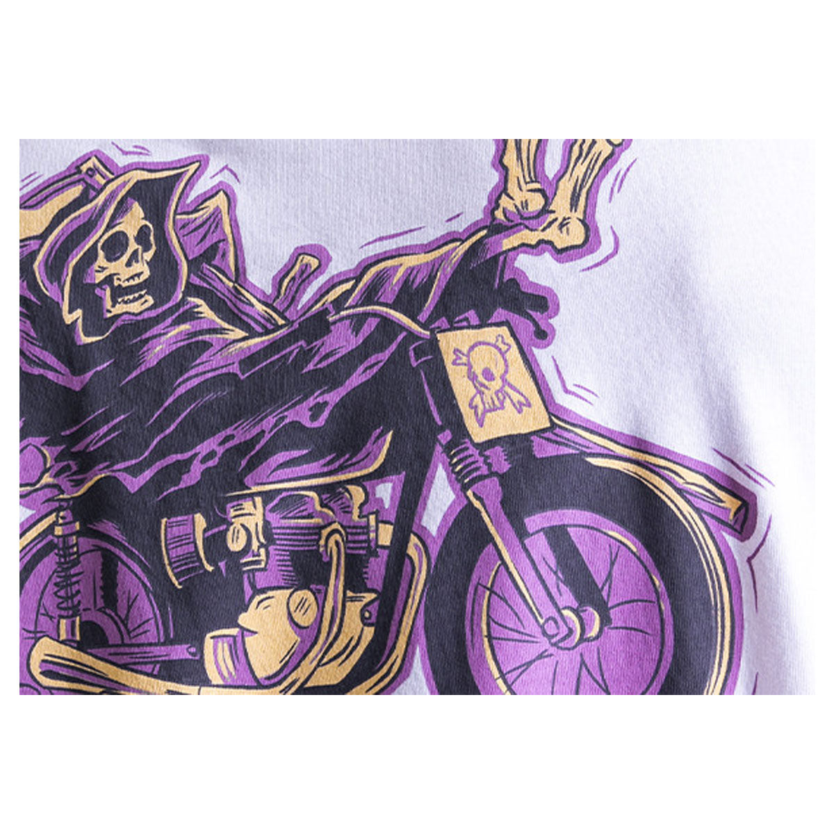 John Doe Ghost Rider T-Shirt White  - FREE UK Shipping, FREE 365 Day Returns | Moto Central