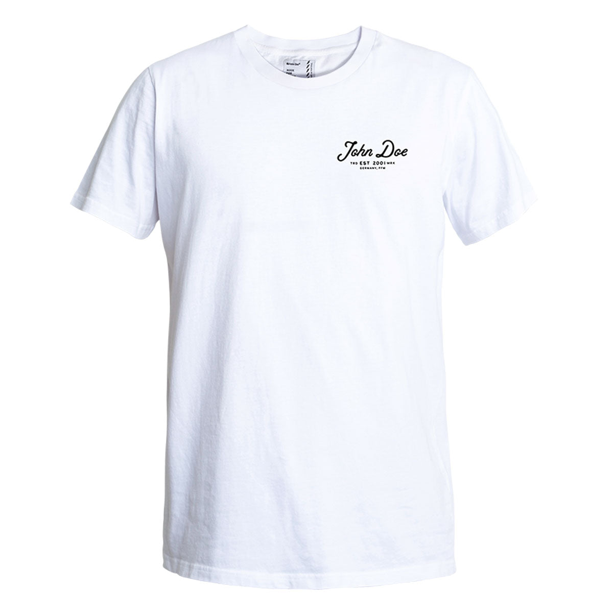 John Doe JD Lettering T-Shirt White