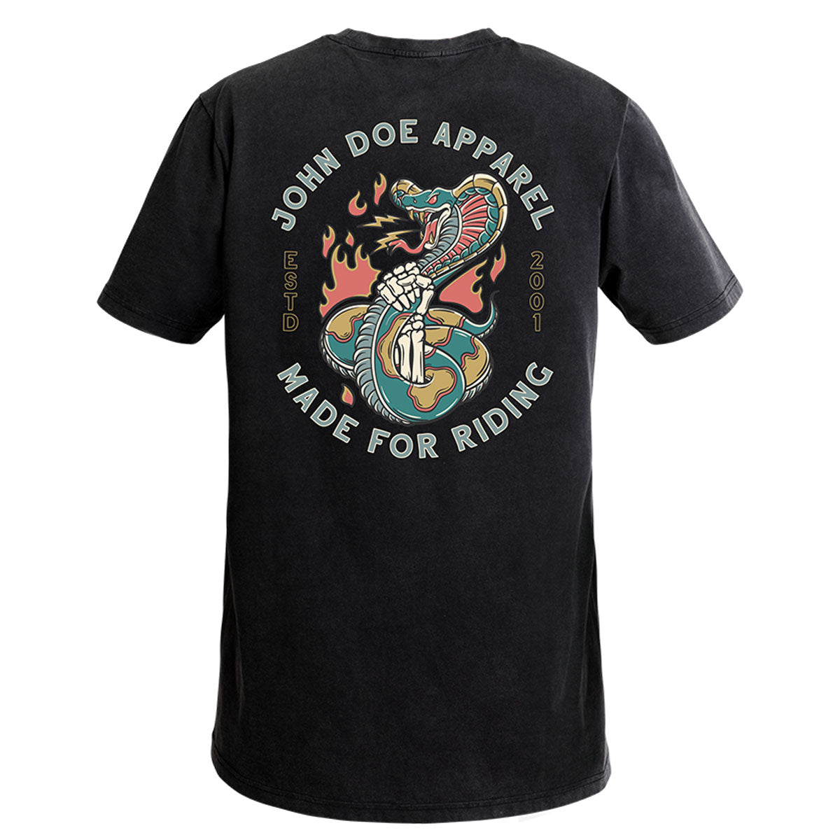 John Doe Snake 2 T-Shirt Black