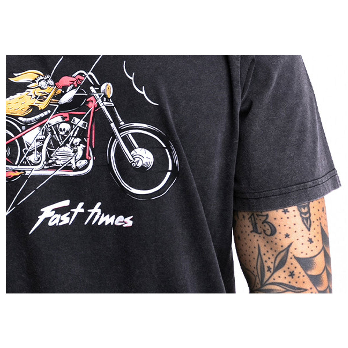 John Doe Fast Times T-Shirt Fade Out Black