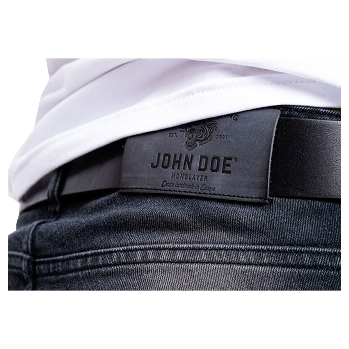 John Doe Taylor Mono Riding Denim Jeans With XTM Fiber Used Black