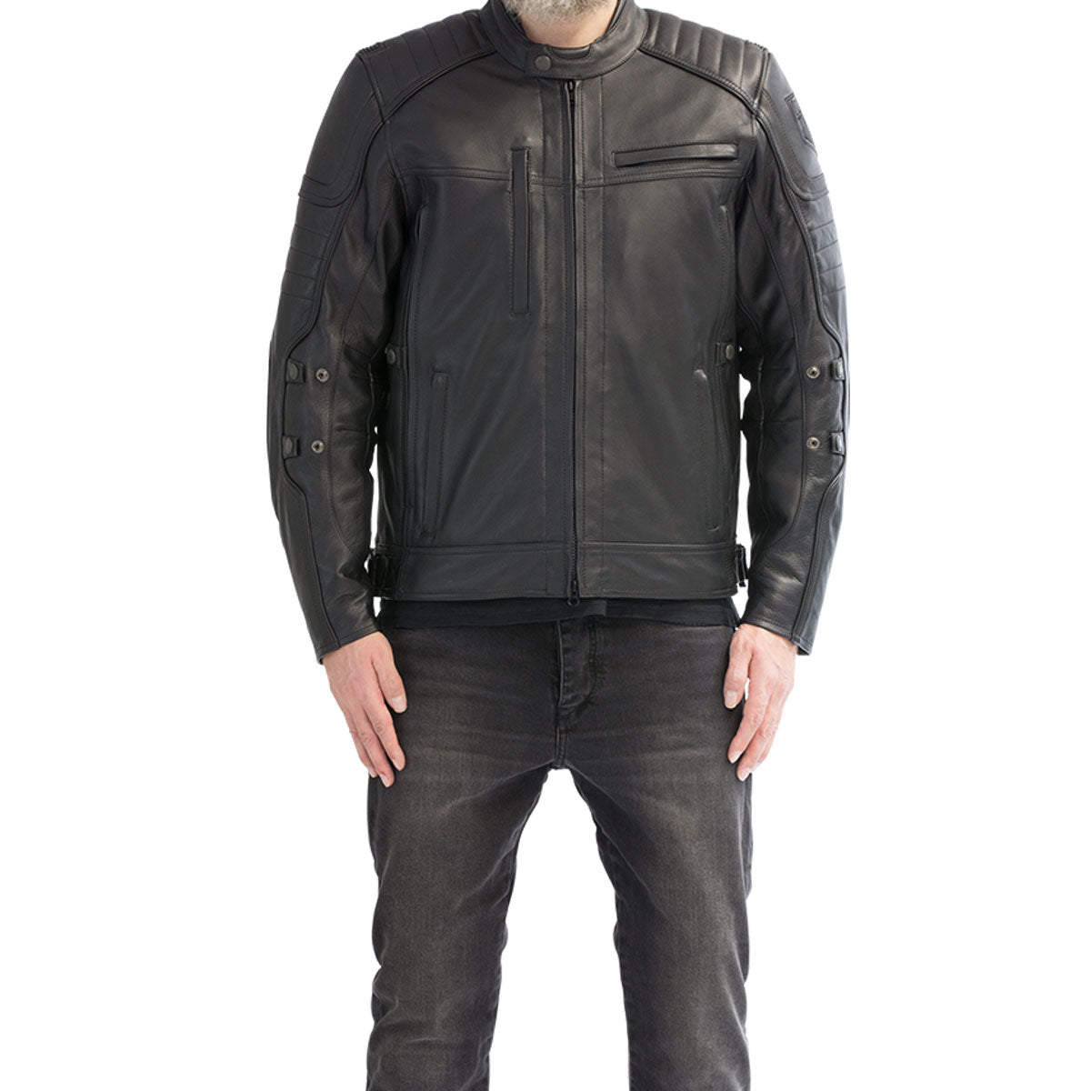 John Doe Technical Leather Jacket With XTM Fiber Black  - FREE UK Shipping, FREE 365 Day Returns | Moto Central