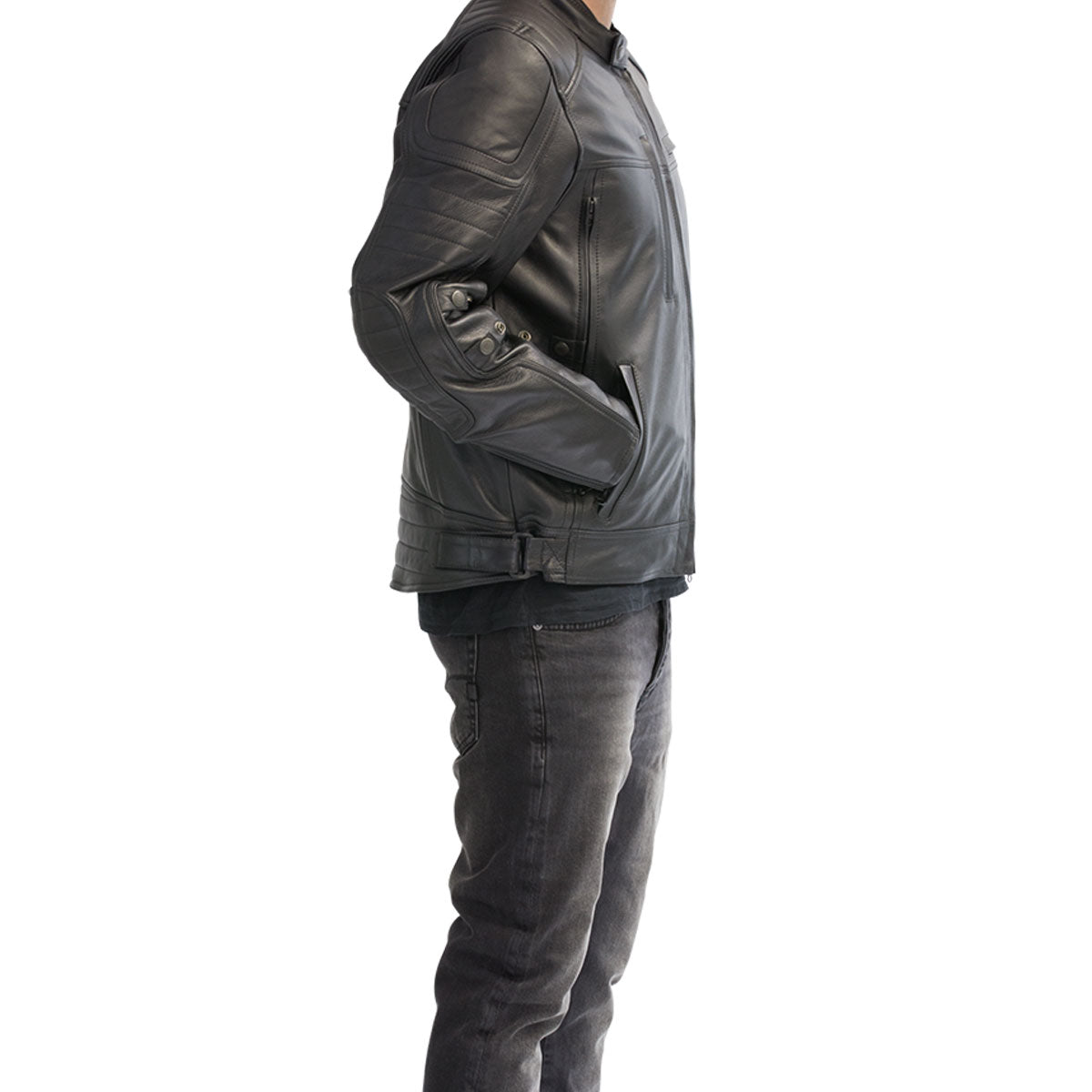 John Doe Technical Leather Jacket With XTM Fiber Black  - FREE UK Shipping, FREE 365 Day Returns | Moto Central