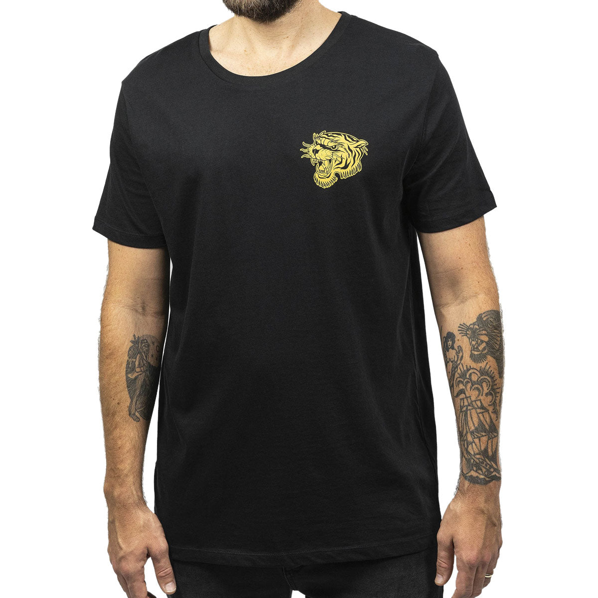 John Doe Tiger T-Shirt Black