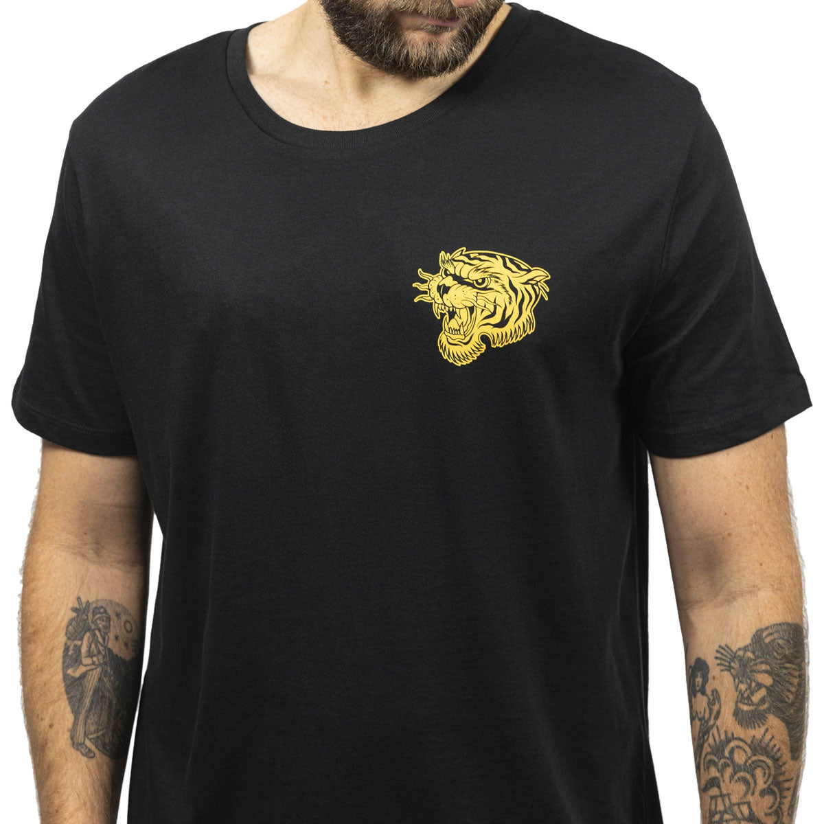 John Doe Tiger T-Shirt Black