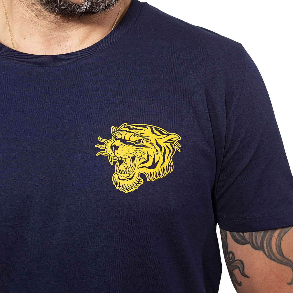 John Doe Tiger T-Shirt Navy