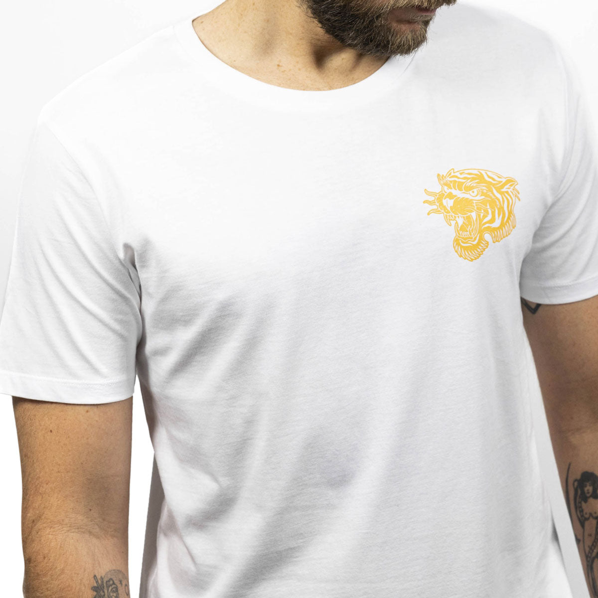 John Doe Tiger T-Shirt White