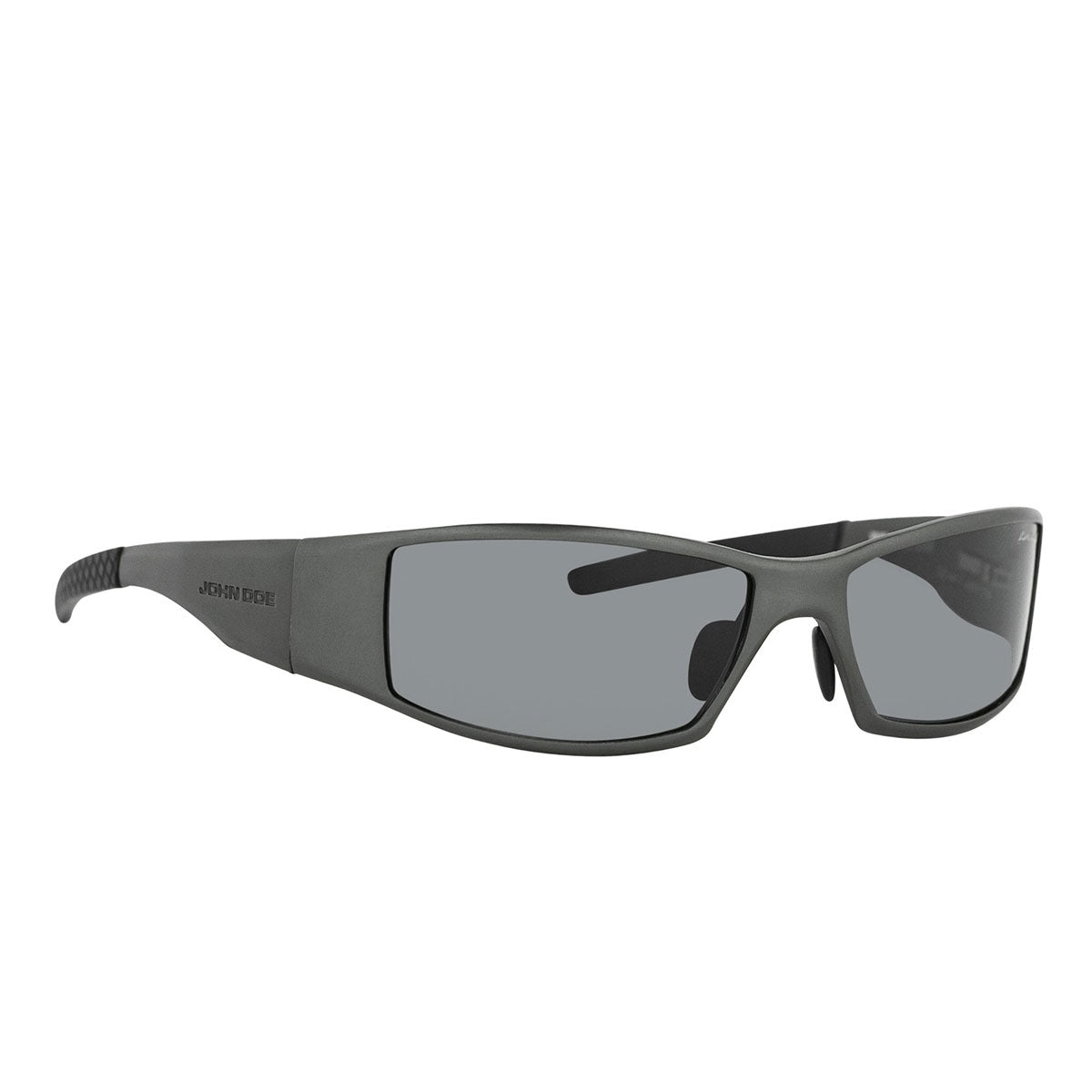 John Doe Titan Glider Sunglasses Black With Grey Lenses - FREE UK Shipping, FREE 365 Day Returns | Moto Central