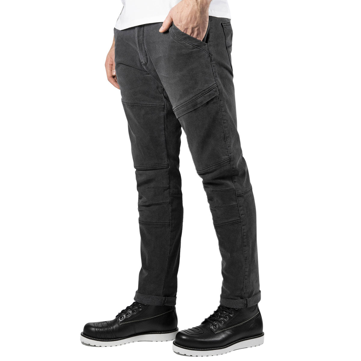 John Doe Trophy XTM Jeans Dark Grey CE Approved