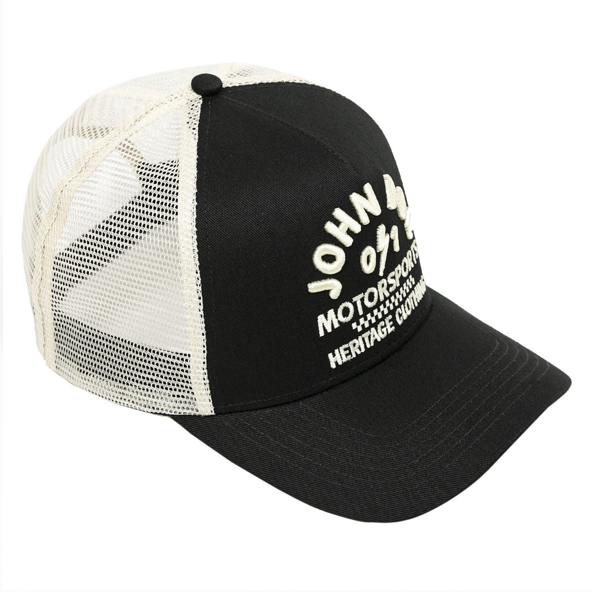 John Doe Trucker Cap Black / White